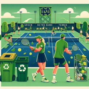 Notre Dame Tennis: Sustainable Practices with the Green Tennis Machine